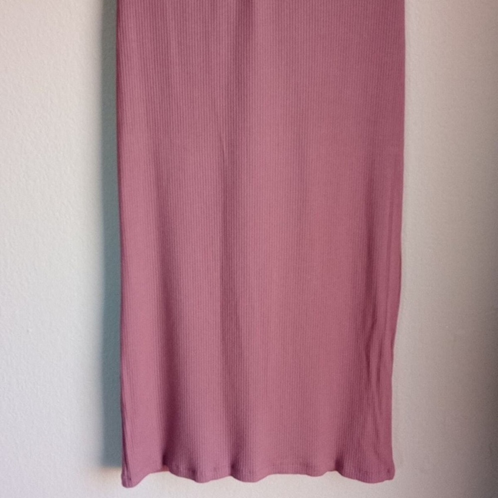 Wilfred Women's ribbed bodycon midi dress pinky brown neutral size XXS - Picture 7 of 13